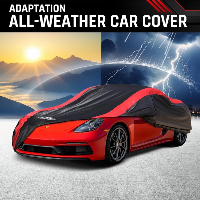 AltoCover Car Cover Custom Fit for Porsche Cayman 2006–2025,Box-Ster 1996–2025,Porsche 718 Car Cover Waterproof All Weather with Cotton Liner for Rain Snow Protection - Image 5